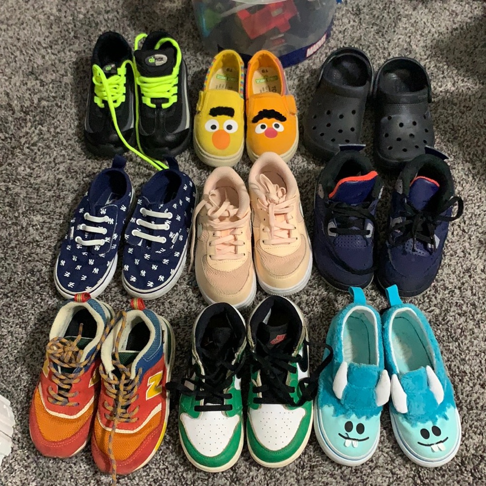 Toddler shoes NIKE NEW BALANCE JORDAN 1 CROCS